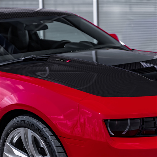 Ravoony Plus Gloss Metallic Vampire Red Vinyl Car Wrap Camaro Wrap