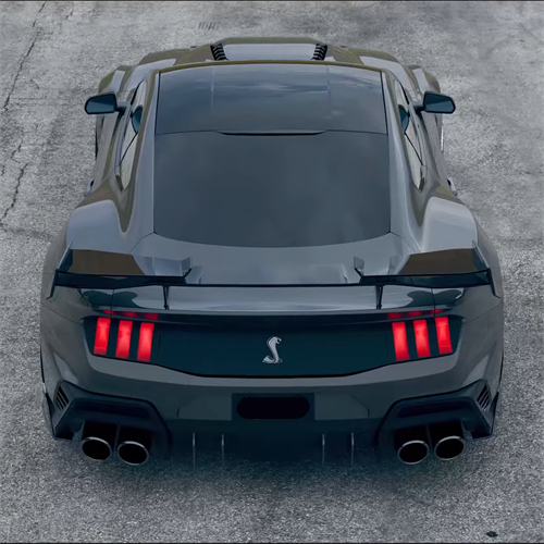 Ravoony Plus Gloss Nardo Grey Wrap Mustang Vinyl Wrap