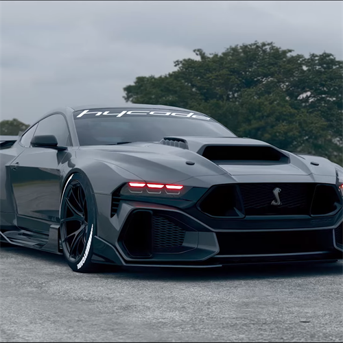 Ravoony Plus Gloss Nardo Grey Wrap Mustang Vinyl Wrap