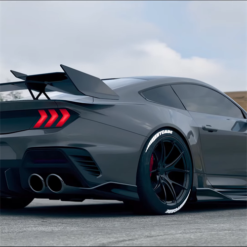 Ravoony Plus Gloss Nardo Grey Wrap Mustang Vinyl Wrap