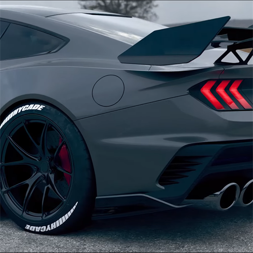 Ravoony Plus Gloss Nardo Grey Wrap Mustang Vinyl Wrap