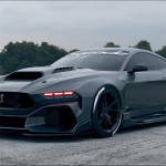 Ravoony Plus Gloss Nardo Grey Wrap Mustang Vinyl Wrap