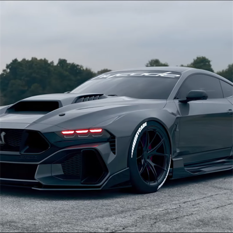 Ravoony Plus Gloss Nardo Grey Wrap Mustang Vinyl Wrap