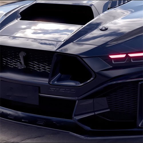 Ravoony Plus Gloss Volcano Grey Car Vinyl Wrap Mustang Vinyl Wrap