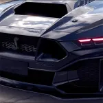 Ravoony Plus Gloss Volcano Grey Car Vinyl Wrap Mustang Vinyl Wrap