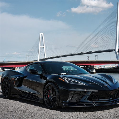 Ravoony Plus PET Glossy Crystal Black Car Vinyl Wrap Camaro Wrap