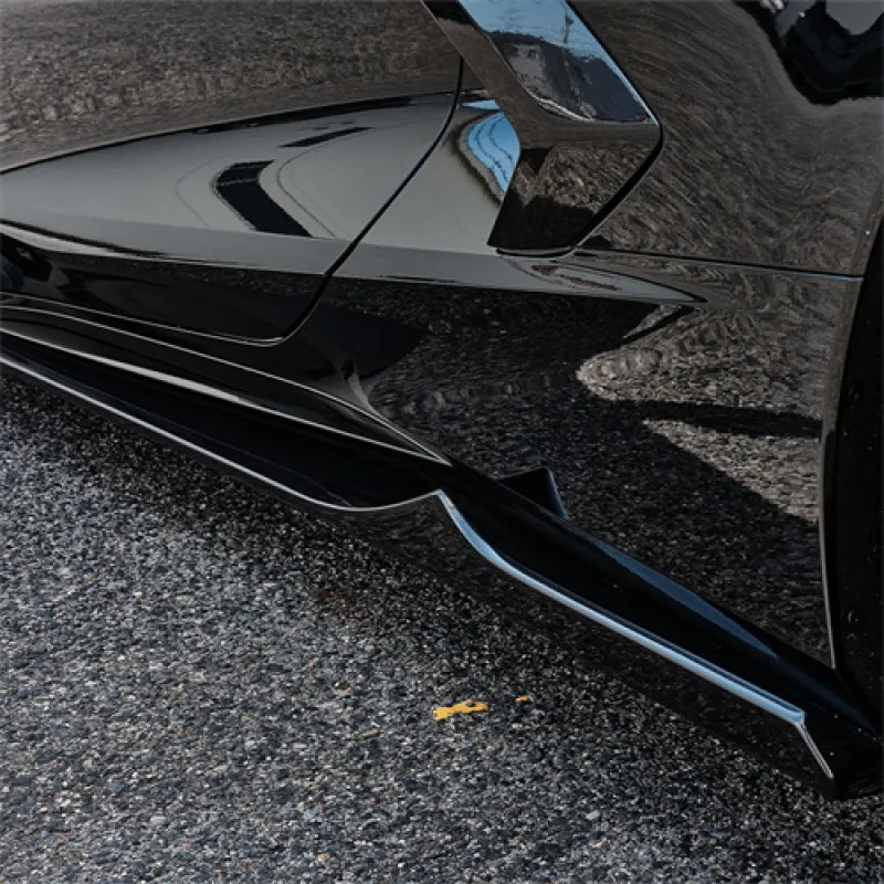 Ravoony Plus Glossy Crystal Black Car Vinyl Wrap Camaro Wrap