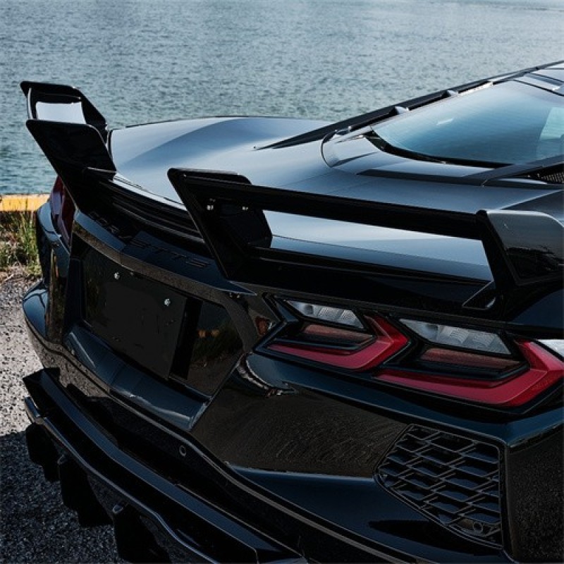 Ravoony Plus Glossy Crystal Black Car Vinyl Wrap Camaro Wrap