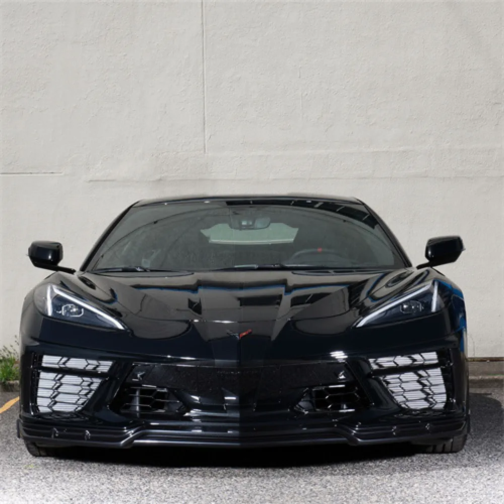 Ravoony Plus Glossy Crystal Black Car Vinyl Wrap Camaro Wrap