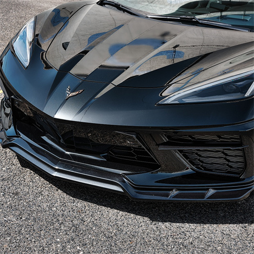 Ravoony Plus PET Glossy Crystal Black Car Vinyl Wrap Camaro Wrap