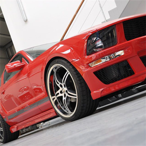 Ravoony Plus Glossy Crystal Red Vinyl Car Wrap Mustang Vinyl Wrap