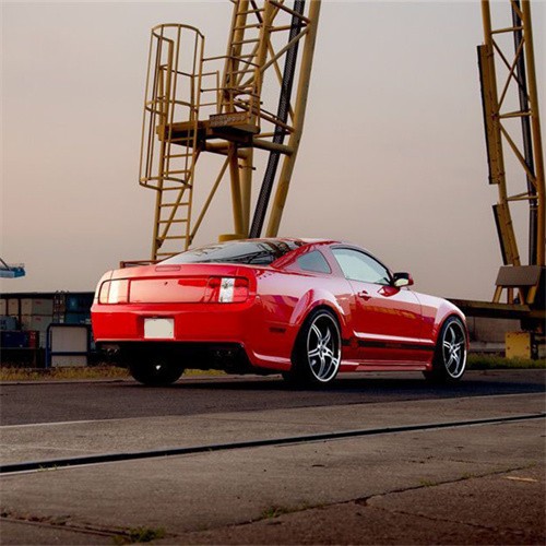 Ravoony Plus Glossy Crystal Red Vinyl Car Wrap Mustang Vinyl Wrap