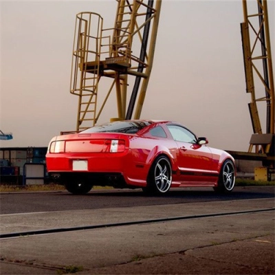 Ravoony Plus Glossy Crystal Red Vinyl Car Wrap Mustang Vinyl Wrap 02