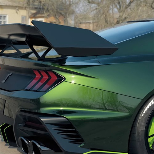 Ravoony Plus Metal Sonoma Green Car Vinyl Wrap Mustang Vinyl Wrap