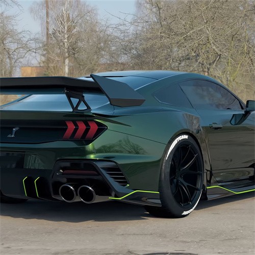 Ravoony Plus Metal Sonoma Green Car Vinyl Wrap Mustang Vinyl Wrap