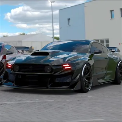 Ravoony Plus Metal Sonoma Green Car Vinyl Wrap Mustang Vinyl Wrap 02