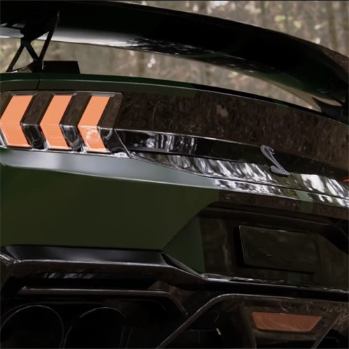 Ravoony Plus Porsche Gloss Olive Green Vinyl Car Wrap Mustang Vinyl Wrap