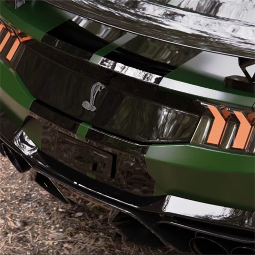Ravoony Plus Porsche Gloss Olive Green Vinyl Car Wrap Mustang Vinyl Wrap