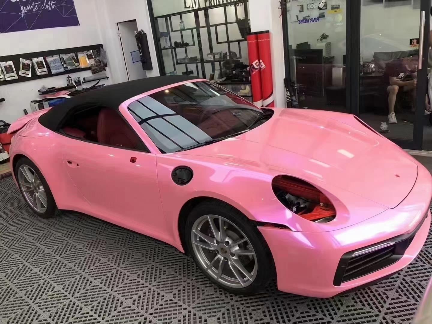 Ravoony Plus Twin Candy Purple Pink Color Fliper Car Wrap