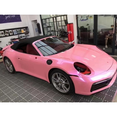 Ravoony Plus Twin Candy Purple Pink Color Fliper Car Wrap 02