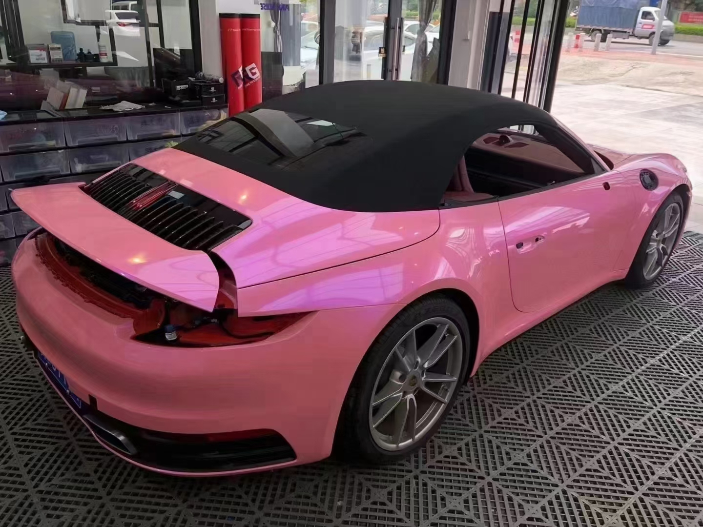 Ravoony Plus Twin Candy Purple Pink Color Fliper Car Wrap