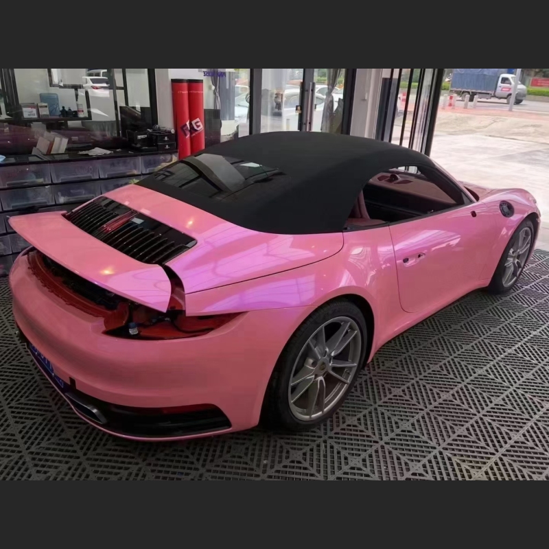 Ravoony Plus Twin Candy Purple Pink Color Fliper Car Wrap