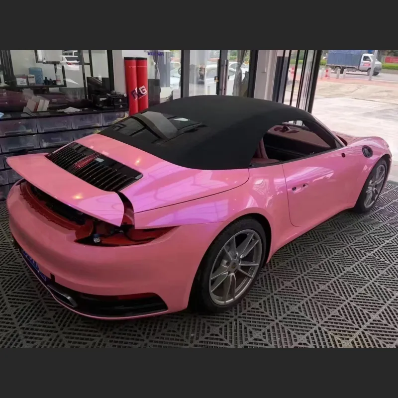 Ravoony Plus Twin Candy Purple Pink Color Fliper Car Wrap