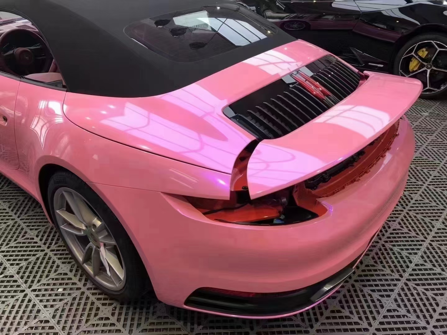 Ravoony Plus Twin Candy Purple Pink Color Fliper Car Wrap