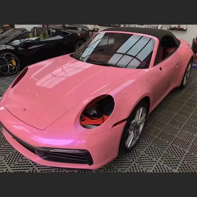 Ravoony Plus Twin Candy Purple Pink Color Fliper Car Wrap