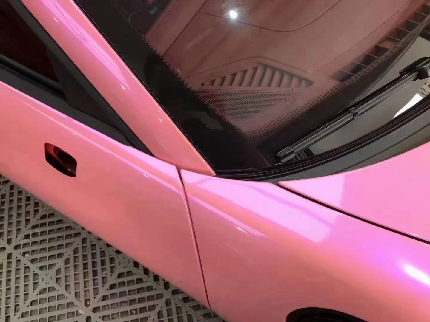 Ravoony Plus Twin Candy Purple Pink Color Fliper Car Wrap