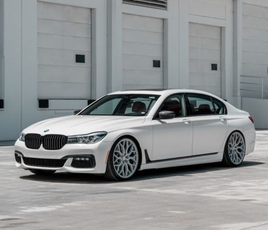 Ravoony Plus Gloss Crystal White Car Vinyl Wrap BMW 7 SERIES Wrap