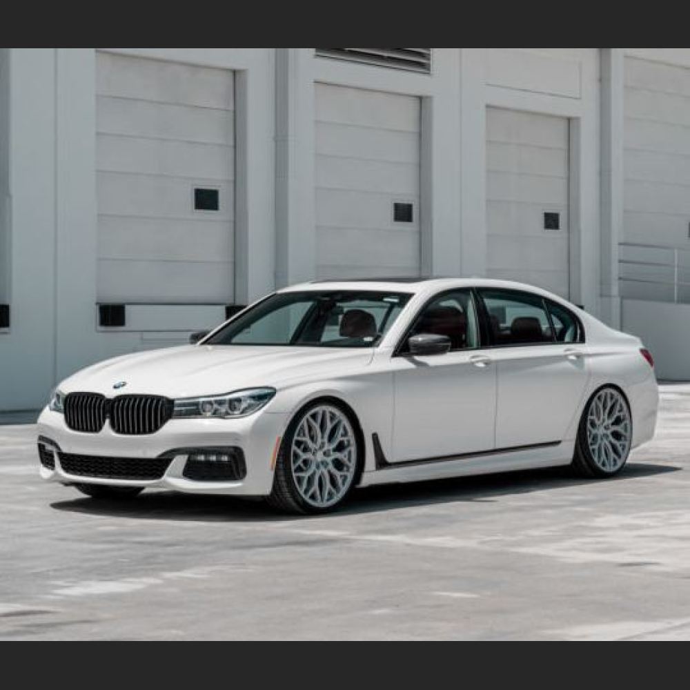 Ravoony Plus Gloss Crystal White Car Vinyl Wrap BMW 7 SERIES Wrap