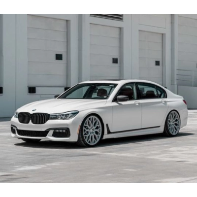 Ravoony Plus Gloss Crystal White Car Vinyl Wrap BMW 7 SERIES Wrap 02