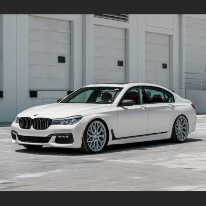 Ravoony Plus Gloss Crystal White Car Vinyl Wrap BMW 7 SERIES Wrap