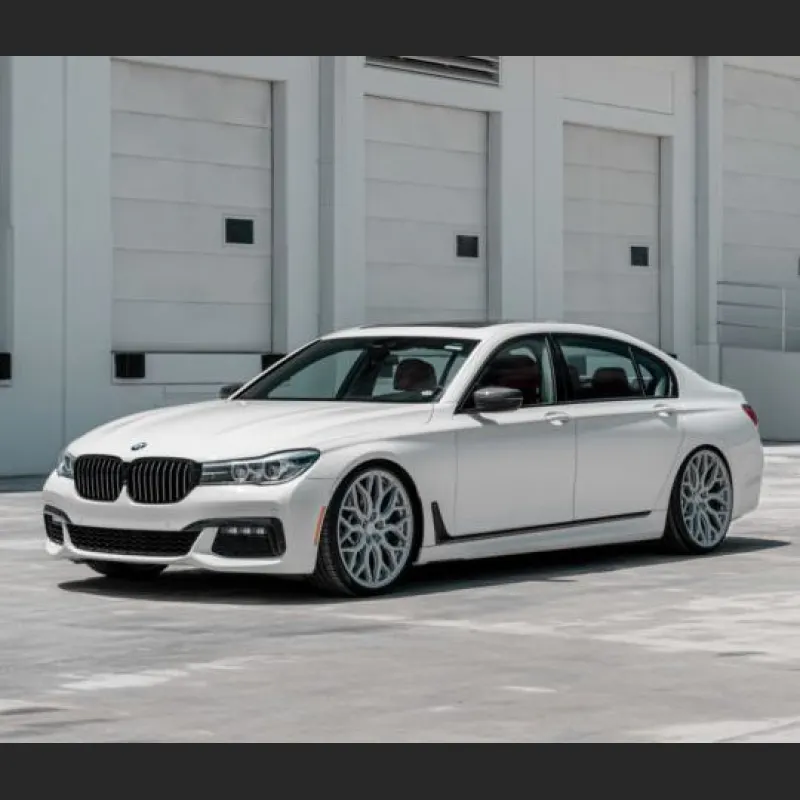 Ravoony Plus Gloss Crystal White Car Vinyl Wrap BMW 7 SERIES Wrap