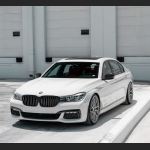 Ravoony Plus Gloss Crystal White Car Vinyl Wrap BMW 7 SERIES Wrap
