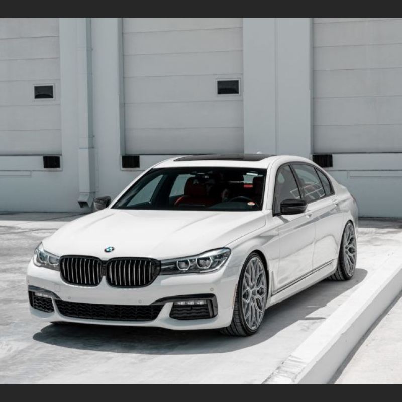 Ravoony Plus Gloss Crystal White Car Vinyl Wrap BMW 7 SERIES Wrap
