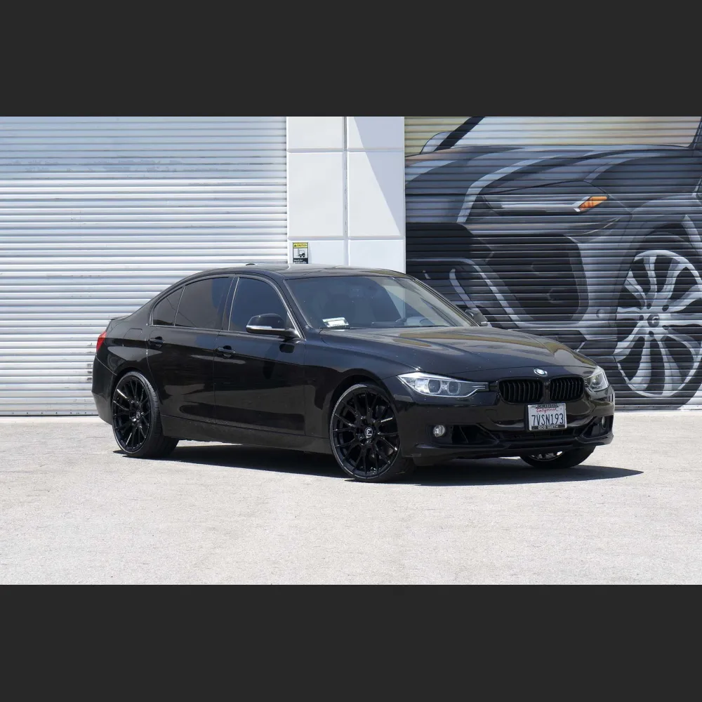 Ravoony Plus Gloss Metallic Black Car Vinyl Wrap BMW 3 SERIES G2x Wrap