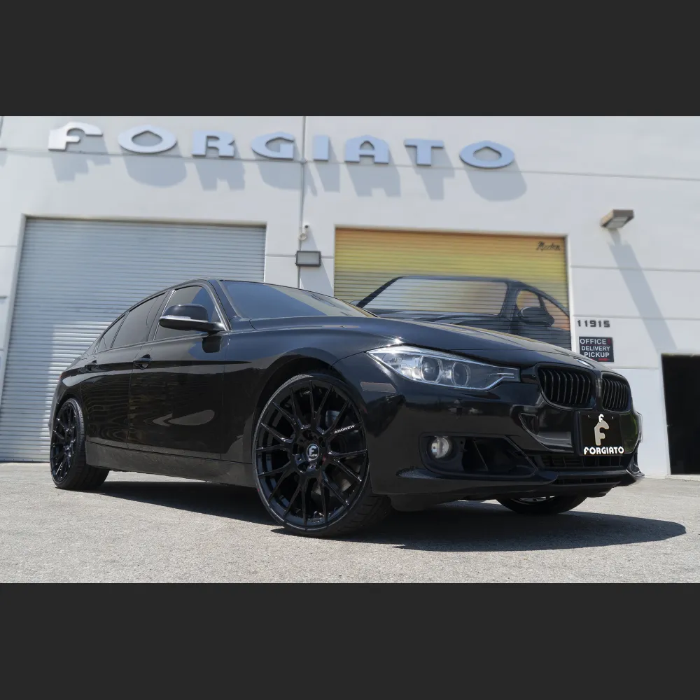 Ravoony Plus Gloss Metallic Black Car Vinyl Wrap BMW 3 SERIES G2x Wrap