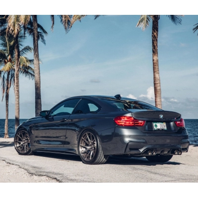 Ravoony Plus Matte Black Car Vinyl Wrap BMW F82 M4 Wrap 02