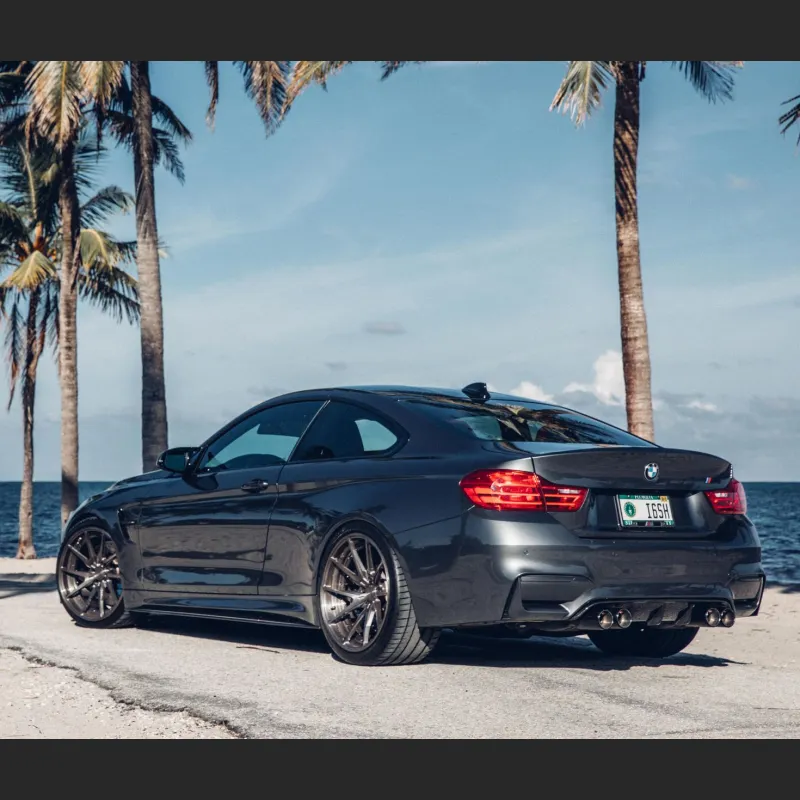 Ravoony Plus Matte Black Car Vinyl Wrap BMW F82 M4 Wrap