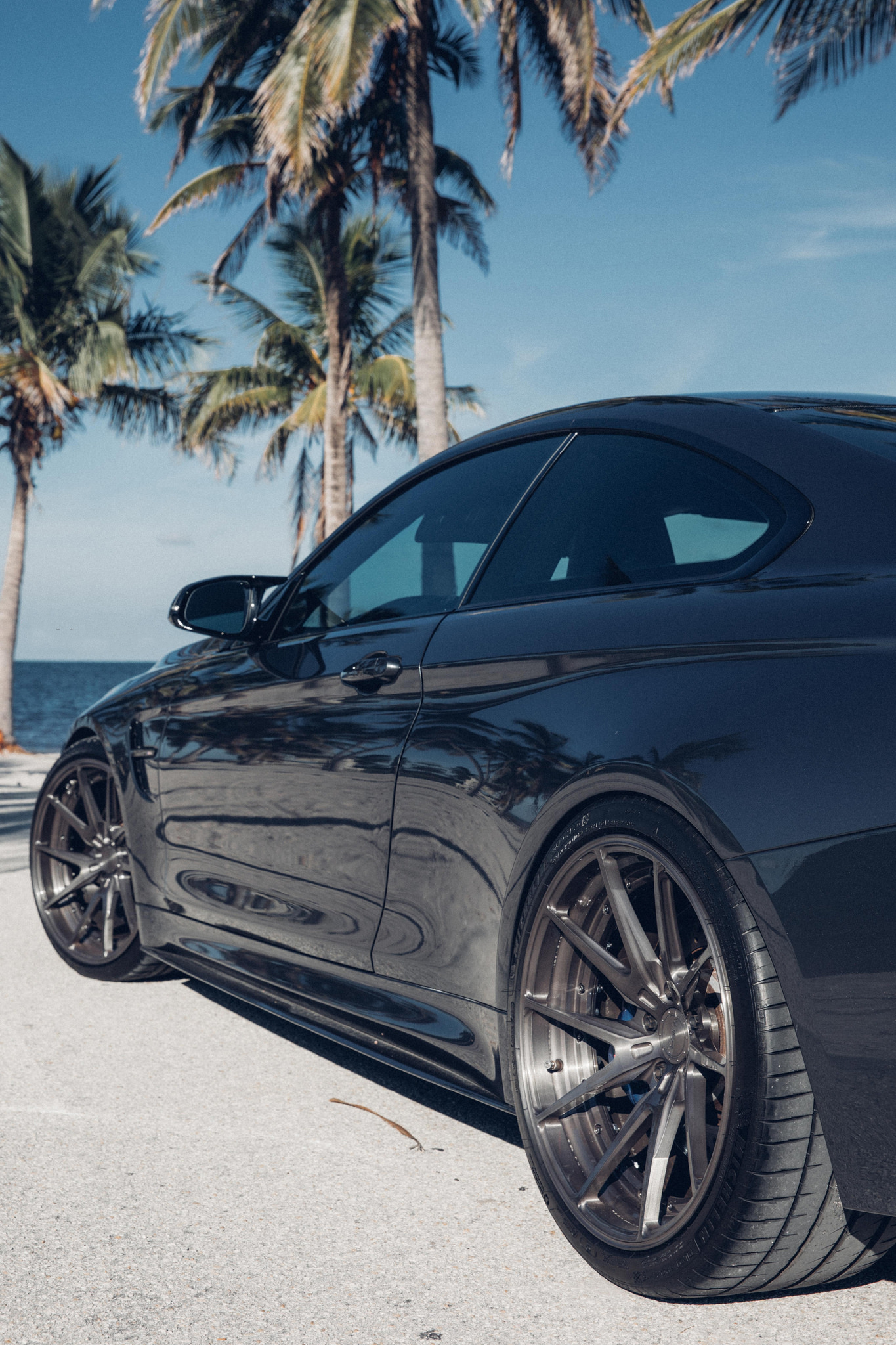 Ravoony Plus Matte Black Car Vinyl Wrap BMW F82 M4 Wrap