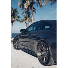 Matte Black Car Vinyl Wrap BMW F82 M4 Wrap