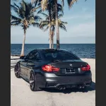 Ravoony Plus Matte Black Car Vinyl Wrap BMW F82 M4 Wrap