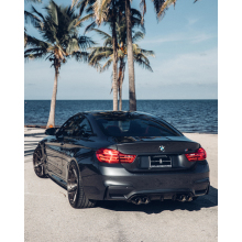 Matte Black Car Vinyl Wrap BMW F82 M4 Wrap