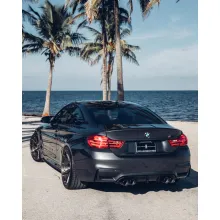 Matte Black Car Vinyl Wrap BMW F82 M4 Wrap