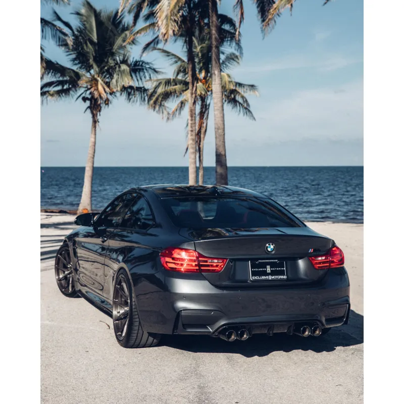 Matte Black Car Vinyl Wrap BMW F82 M4 Wrap