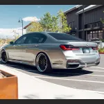 Ravoony Plus Matte Metallic Silver Glitter Car Wrap BMW G11 Wrap