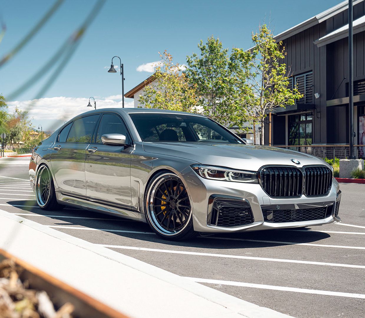 Ravoony Plus Matte Metallic Silver Glitter Car Wrap BMW G11 Wrap