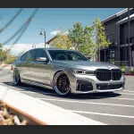 Ravoony Plus Matte Metallic Silver Glitter Car Wrap BMW G11 Wrap